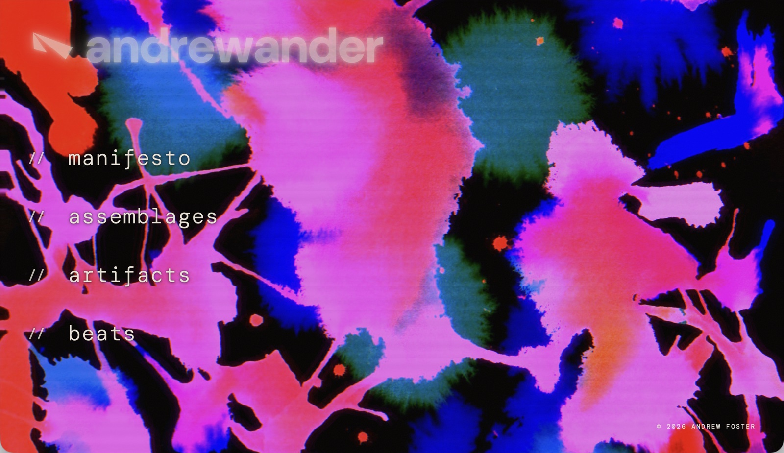 andrewander — landing page