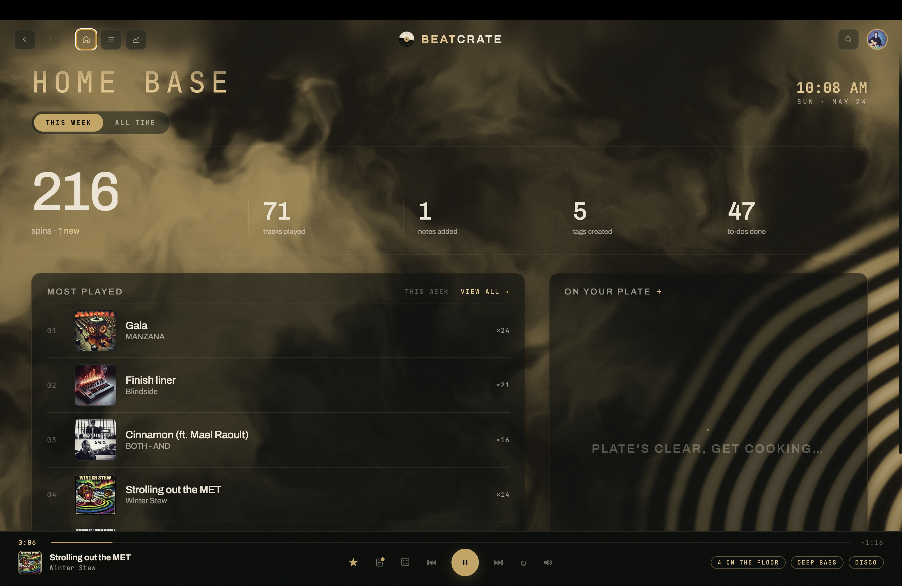 Home base — BeatCrate
