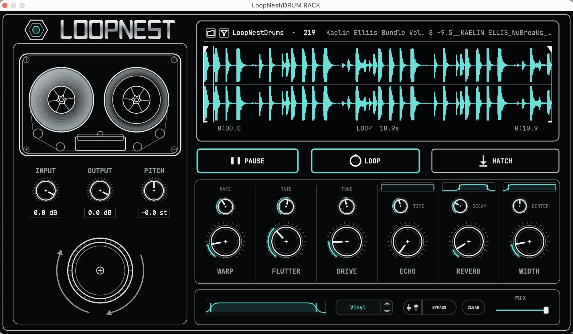 LoopNest — VST3 plugin UI